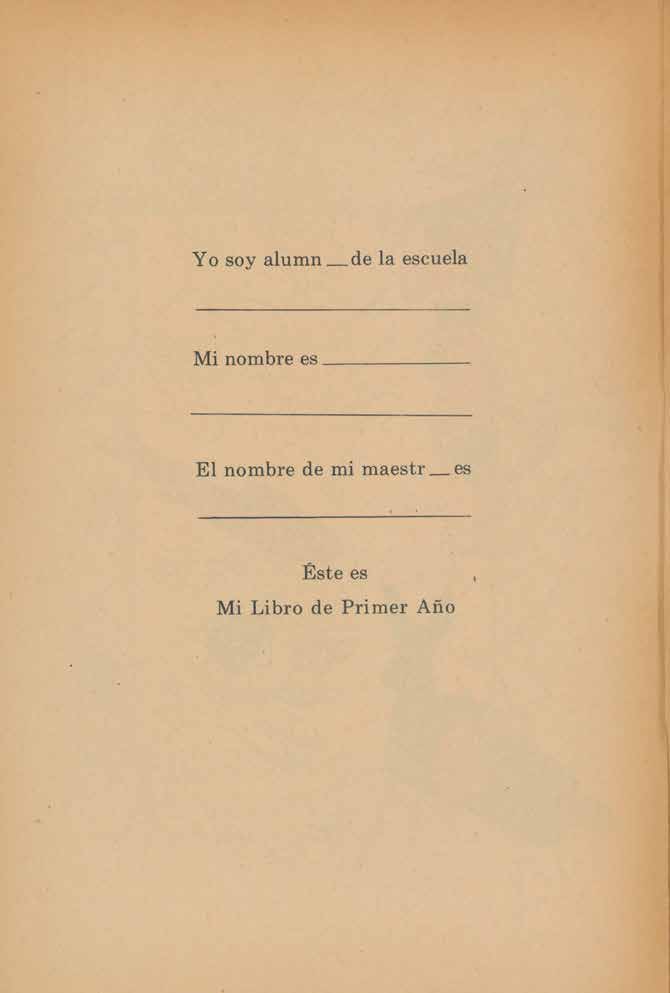 LIBROS DE PRIMER GRADO 1966