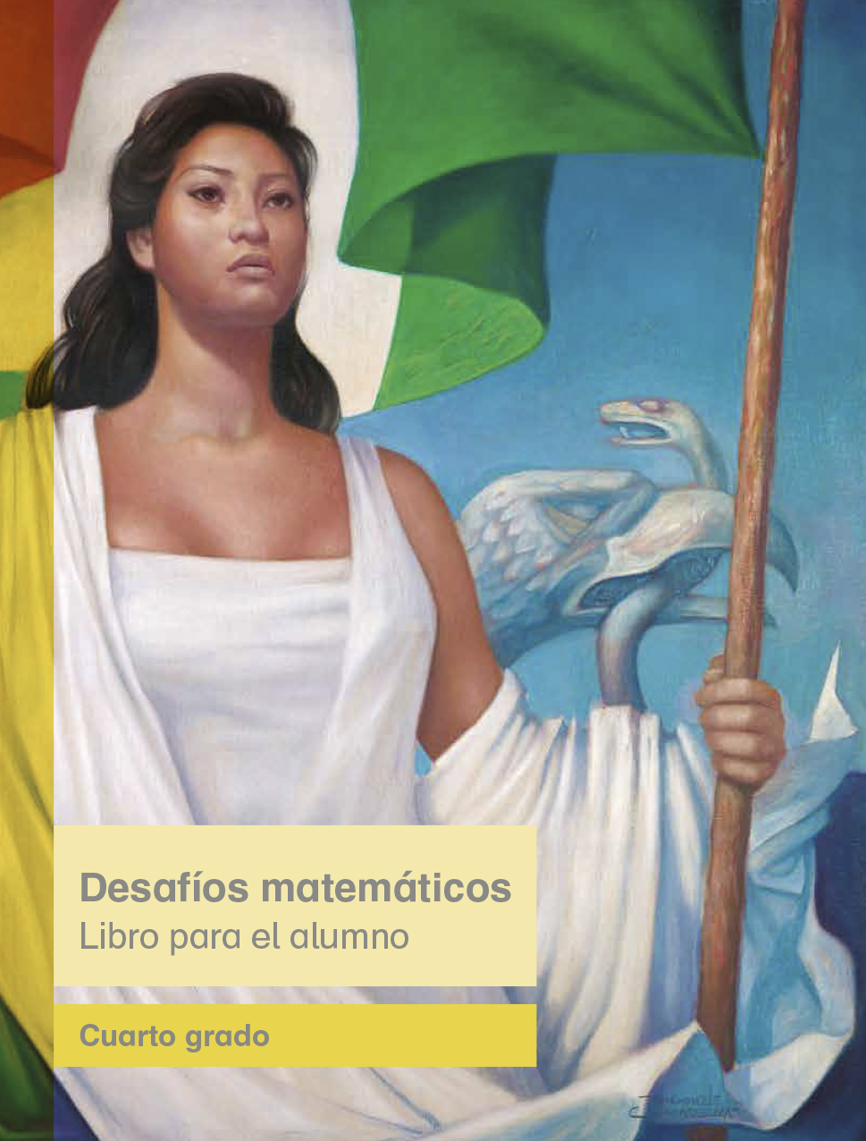 Portada oficial del libro Desafíos Matemáticos 4º de Primaria (Plan 2011)